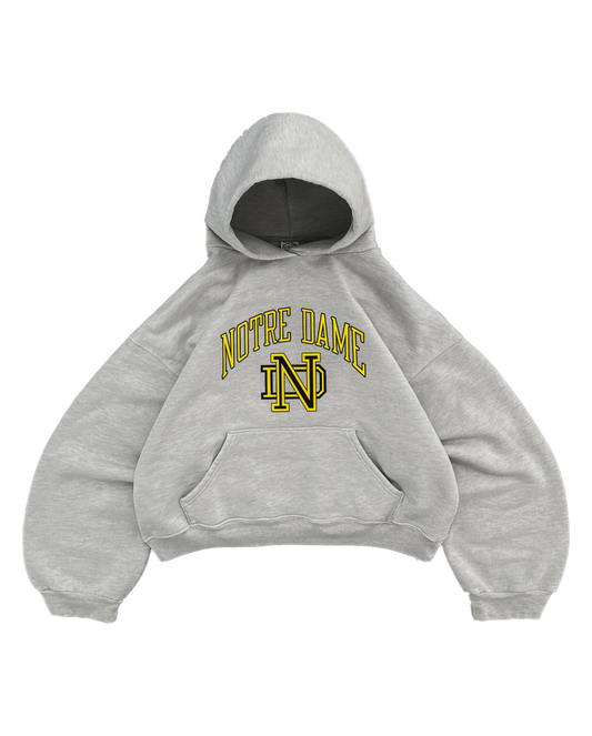 NOTRE DAME GREY HOODIE