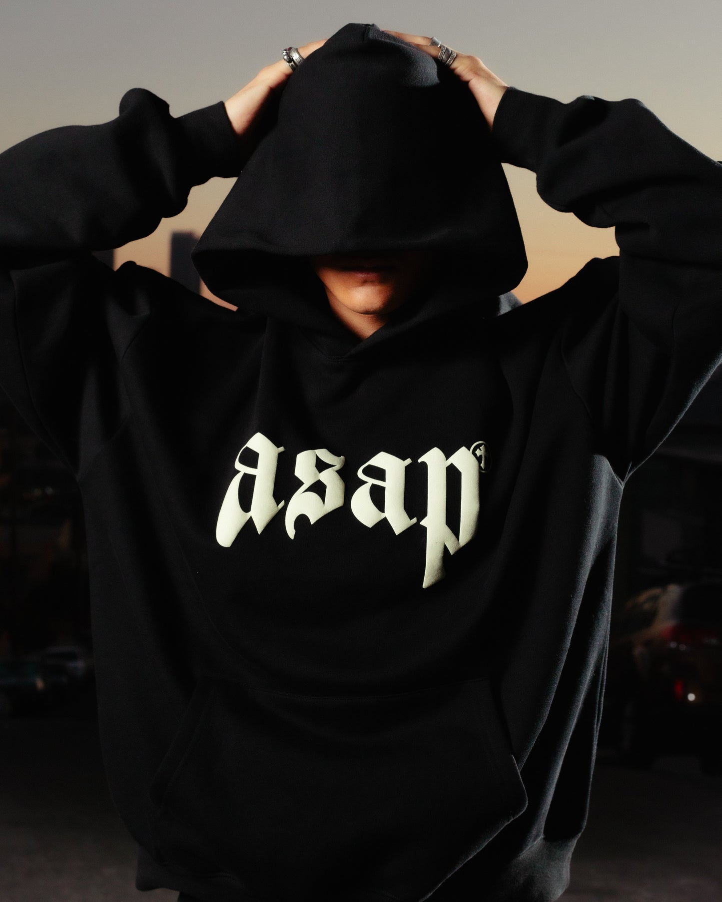 ASAP BLACK HOODIE