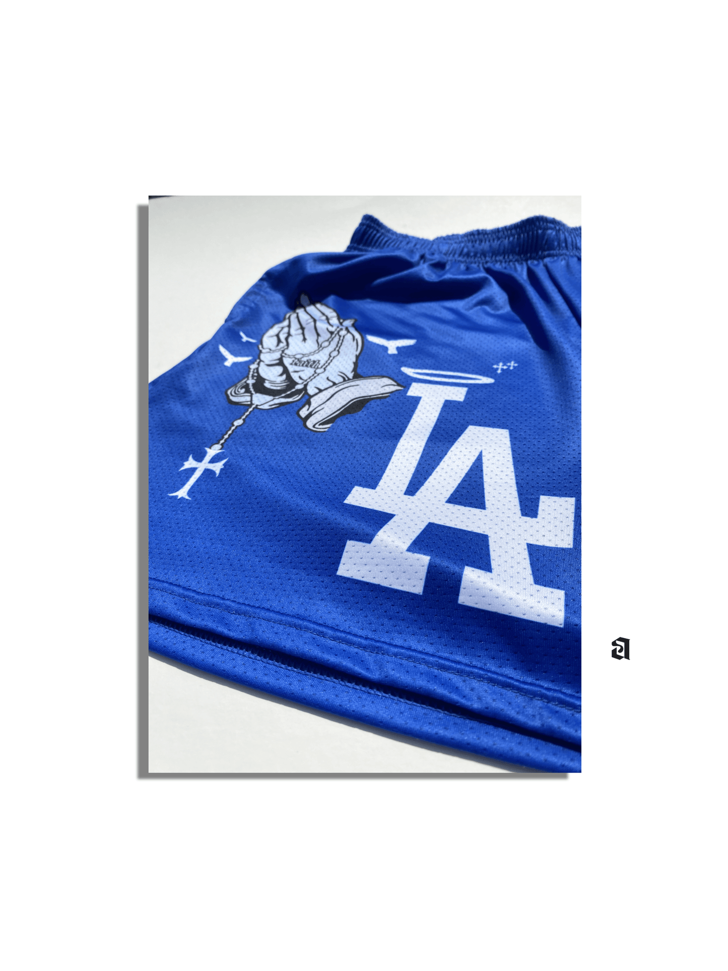 BLUE LA SHORTS