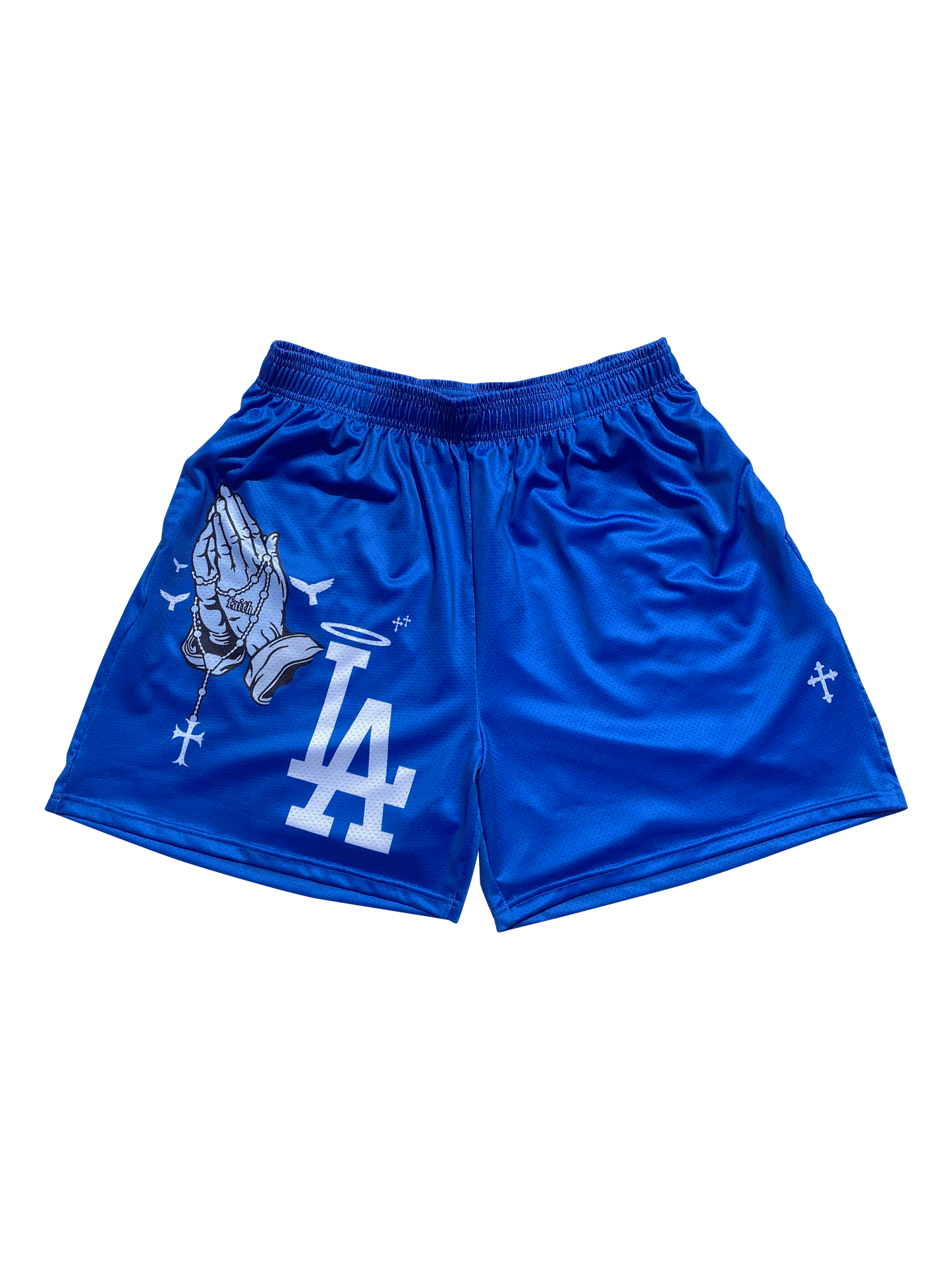 BLUE LA SHORTS