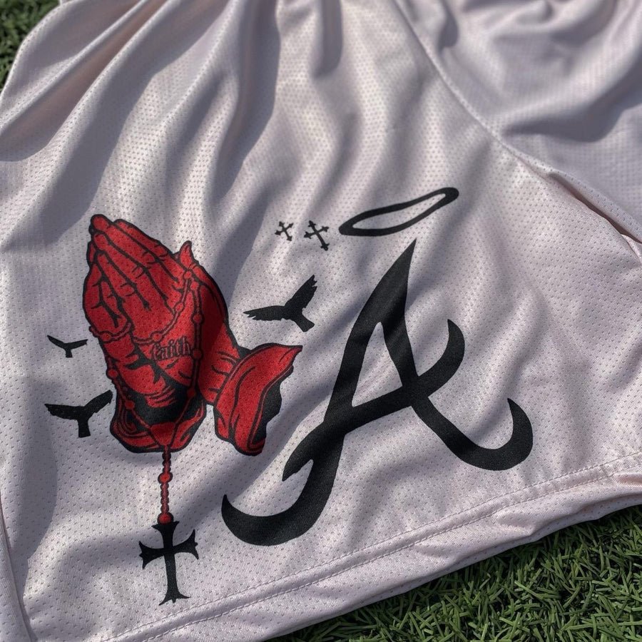 CREAM ATL SHORTS