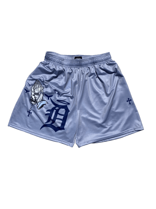 GREY DETROIT SHORTS