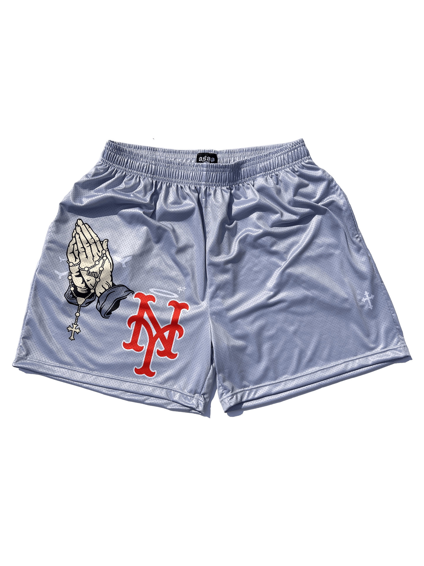 GREY MET$ SHORTS