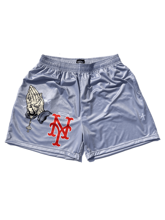 GREY MET$ SHORTS