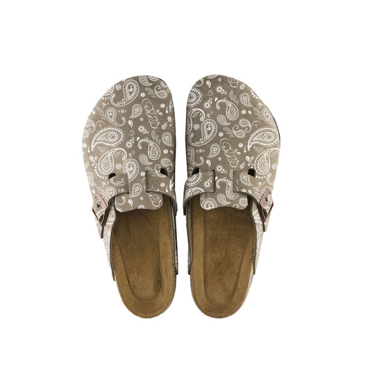 MF TAUPE CLOGS