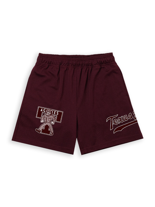 MAROON AGGIES SHORTS