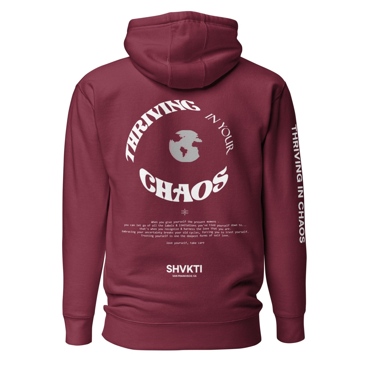 THRIVING IN CHAOS - ORIGINAL BLACK HOODIE (REDUX)