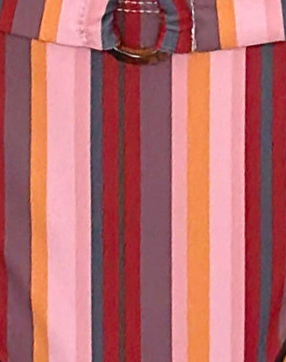 Avi Swimwear in Vertical Mix Stripe