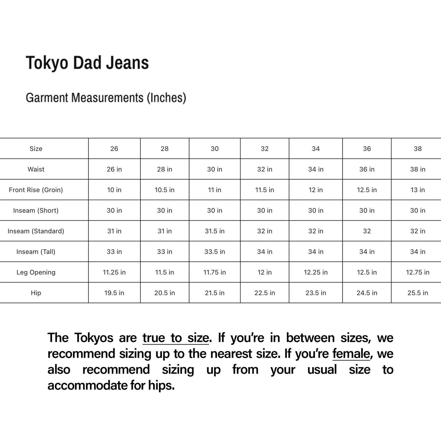 The Tokyo Dad Jeans