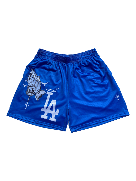 BLUE LA SHORTS