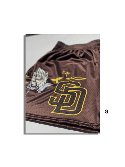 BROWN PADRE$ SHORTS