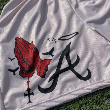 CREAM ATL SHORTS