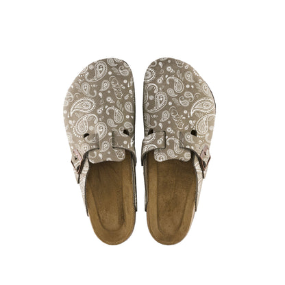 MF TAUPE CLOGS