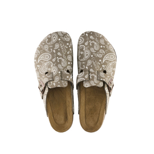 MF TAUPE CLOGS