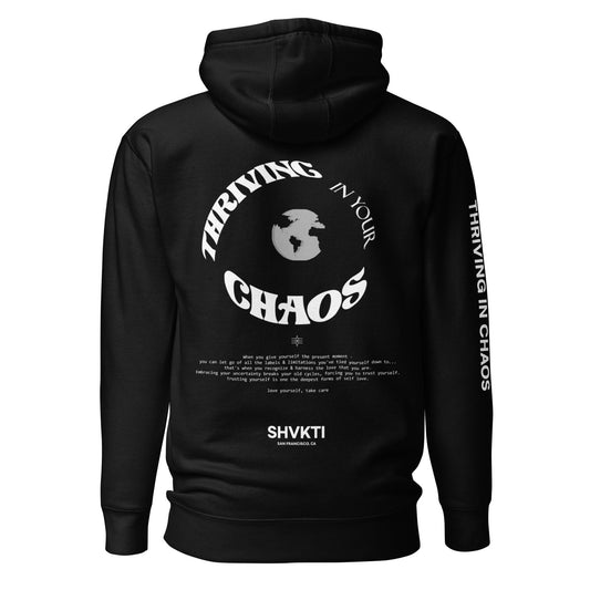 THRIVING IN CHAOS - ORIGINAL BLACK HOODIE (REDUX)
