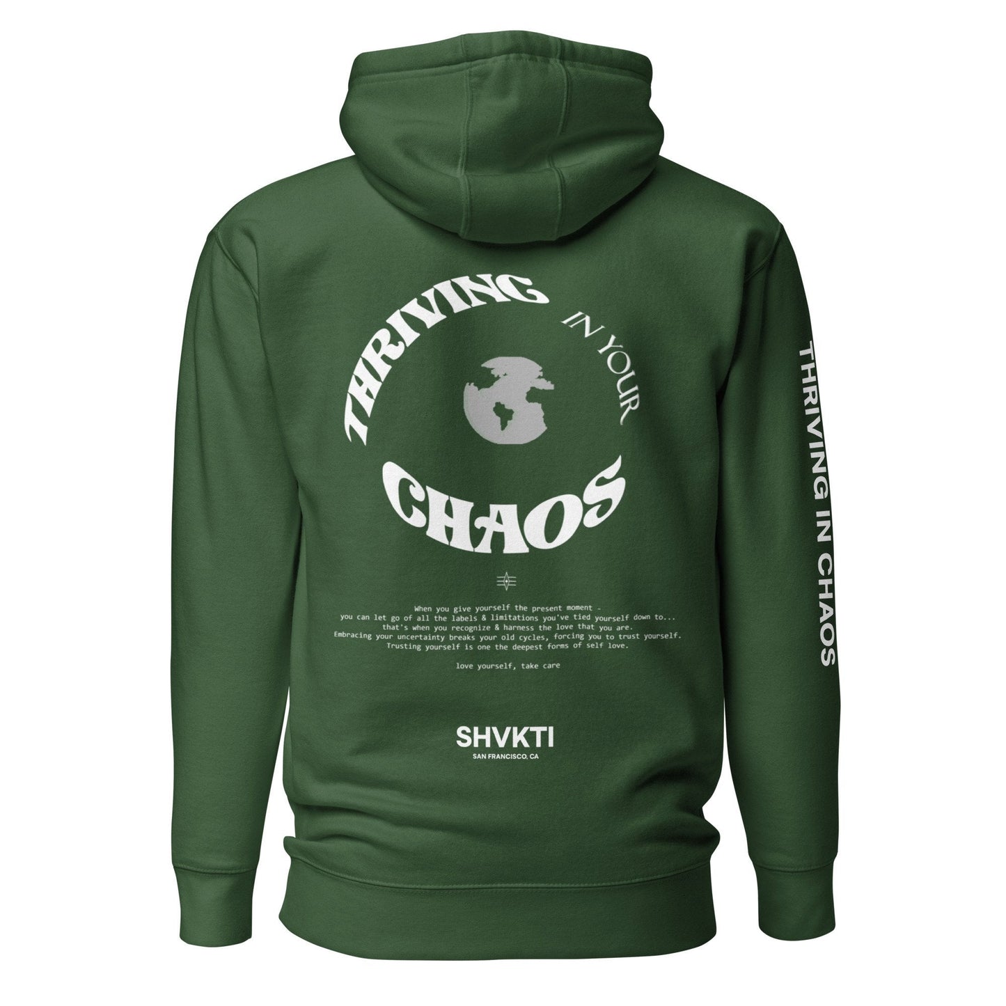 THRIVING IN CHAOS - ORIGINAL BLACK HOODIE (REDUX)