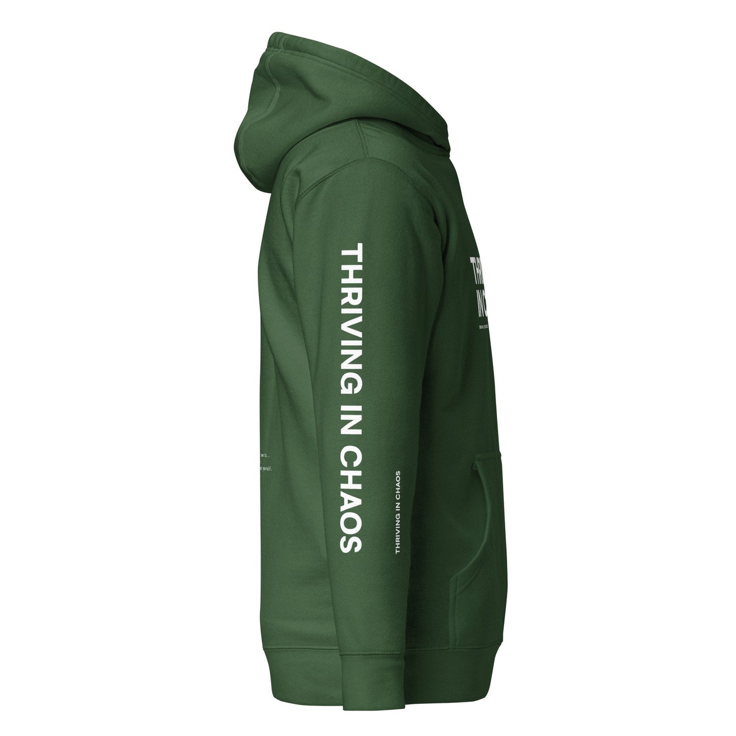 THRIVING IN CHAOS - ORIGINAL BLACK HOODIE (REDUX)