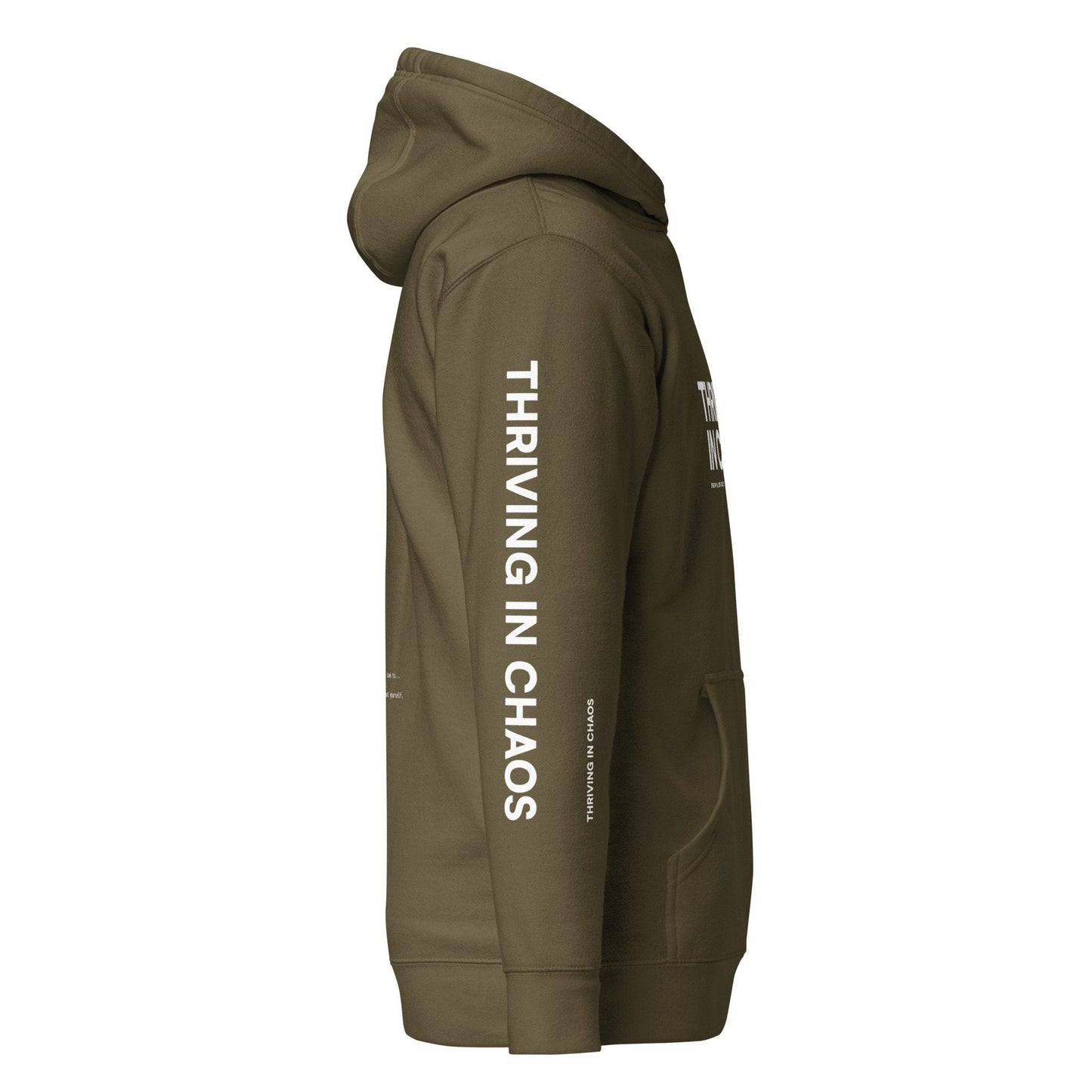 THRIVING IN CHAOS - ORIGINAL BLACK HOODIE (REDUX)